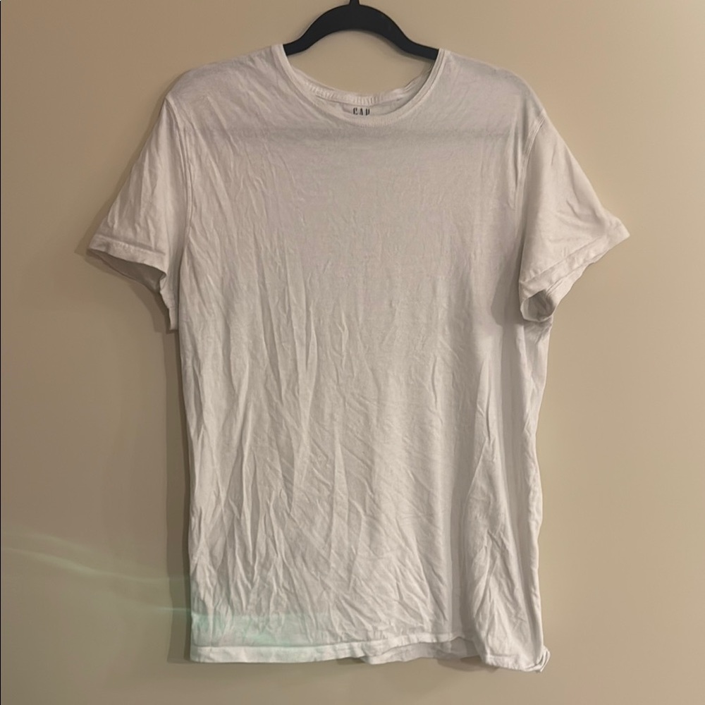 GAP White Short Sleeve Tee Classic Crew